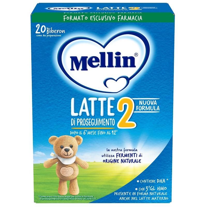 Mellin 2 Latte in Polvere per Bambini, 700g