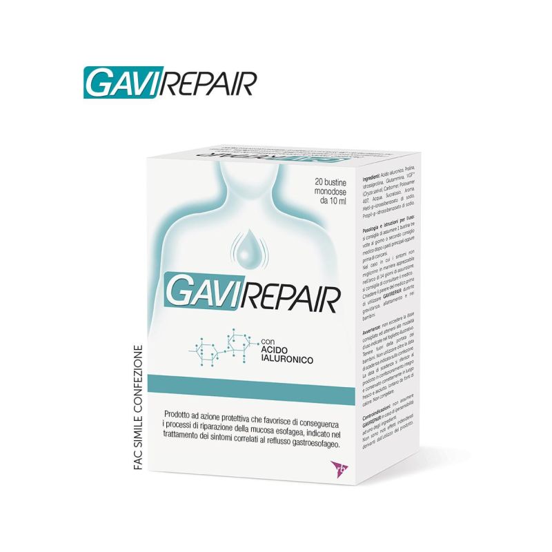 Gavirepair - Pacchetto di 20 Bustine per il Trattamento Digestivo