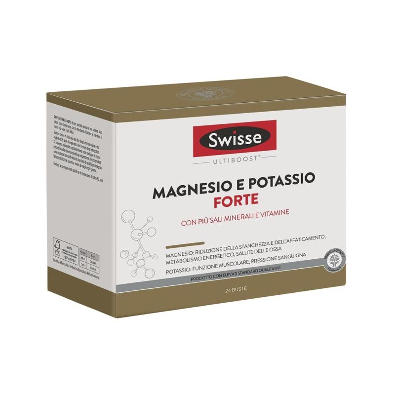Swisse Magnesio e Potassio Forte - Confezione da 24 Bustine