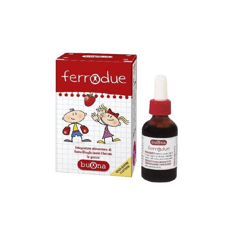 Ferrodue Integratore Ferro in Gocce, 15ml