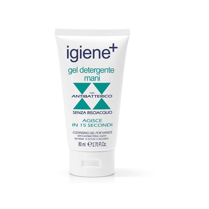 Gel Igienizzante Antibatterico per Mani 80ml - Igiene+