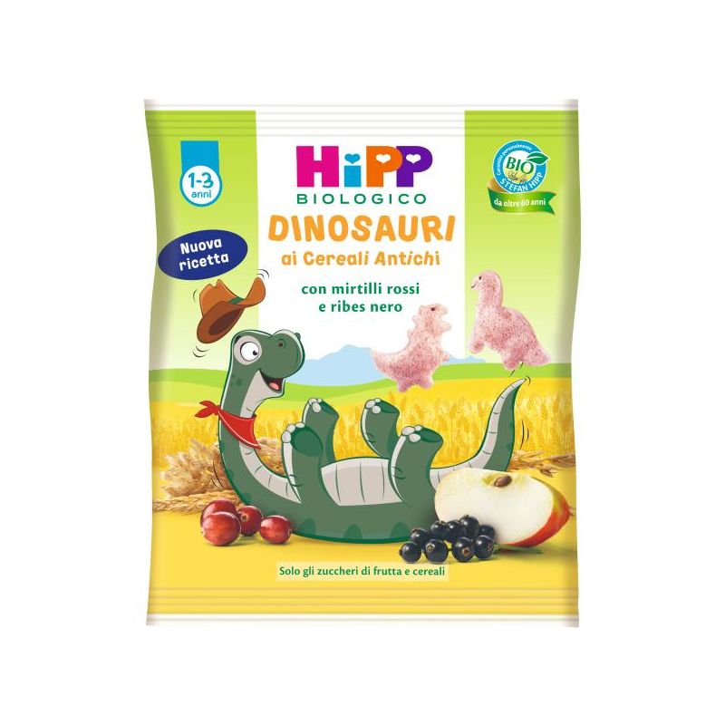Hipp Bio Cereali Antichi in Forma di Dinosauri 30g