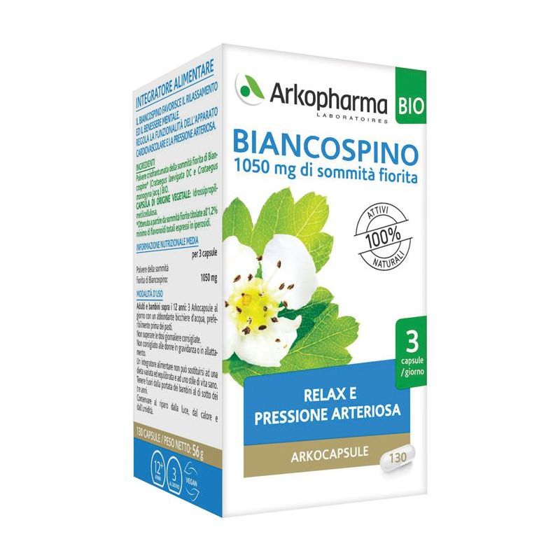 Arkopharma Biancospino Bio - Capsule Naturali 45