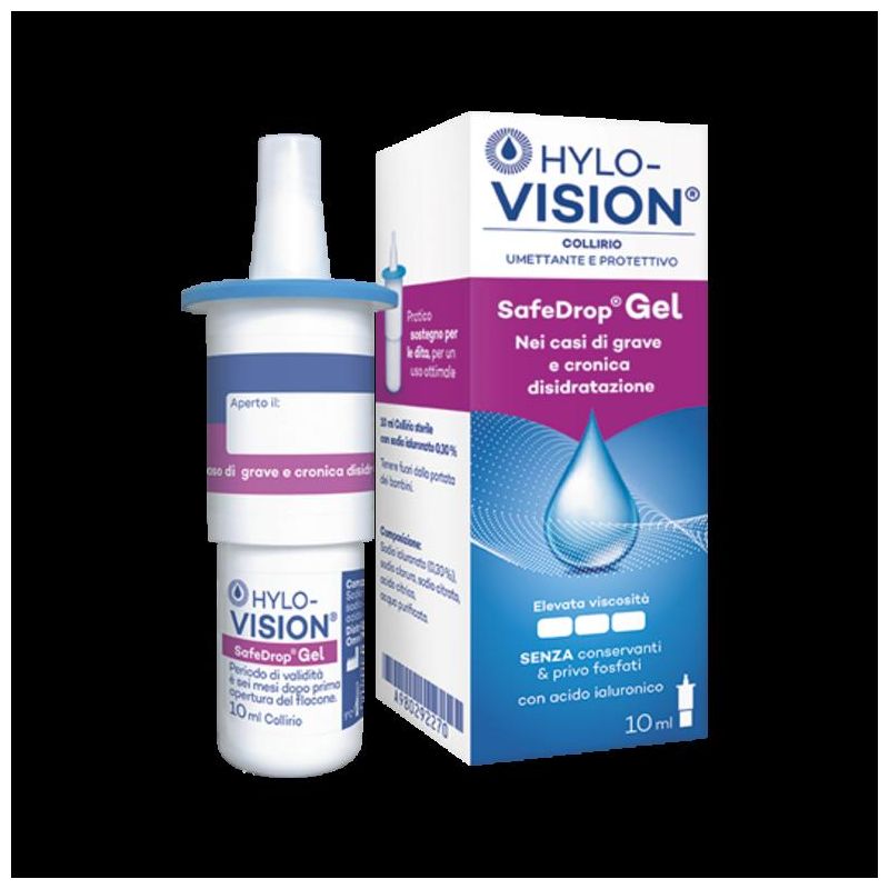 Hylovision Sicuro Collirio Gel a Goccia 10ml