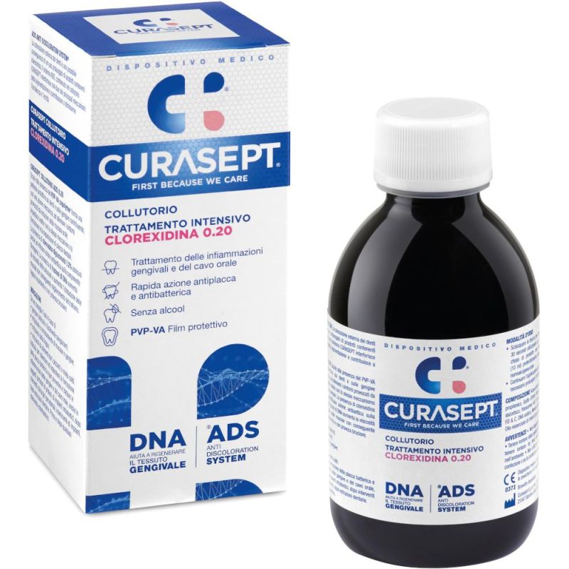 Curasept Trattamento Intensivo Collutorio 0,20% ADS + DNA, 200ml