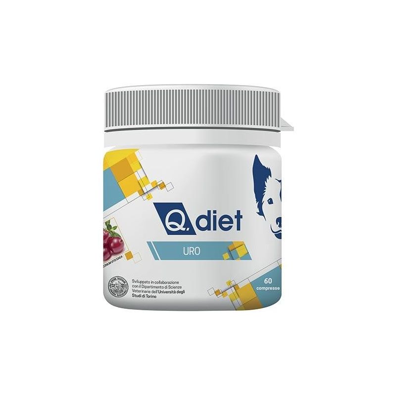 Q Diet Uro Supplemento Nutrizionale per Cani - 60 Compresse