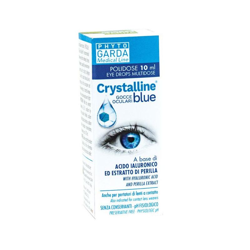 Gocce Oculari Crystalline Blue Polidose 10ml