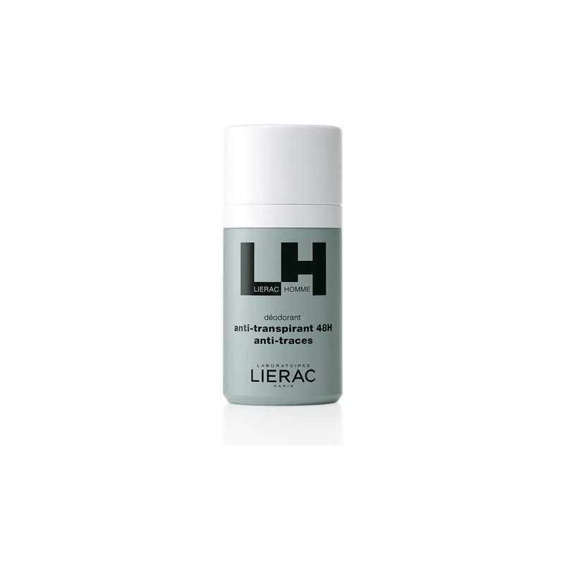 Lierac Homme Deodorante Anti-Traspirante ed Anti-Macchia 48H, 50ml