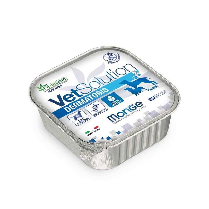 Monge Vetsolution Dermatosis - Cibo Medico Umido per Cani, 150g