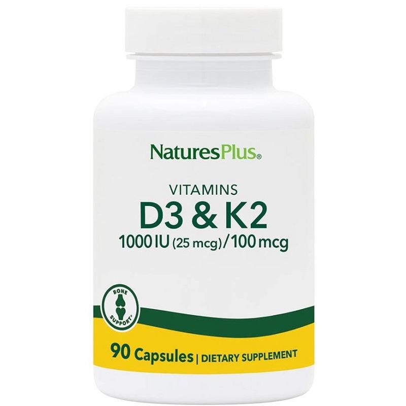 Vitamina D3 e Vitamina K2 Integratore 1000 UI - 90 Capsule