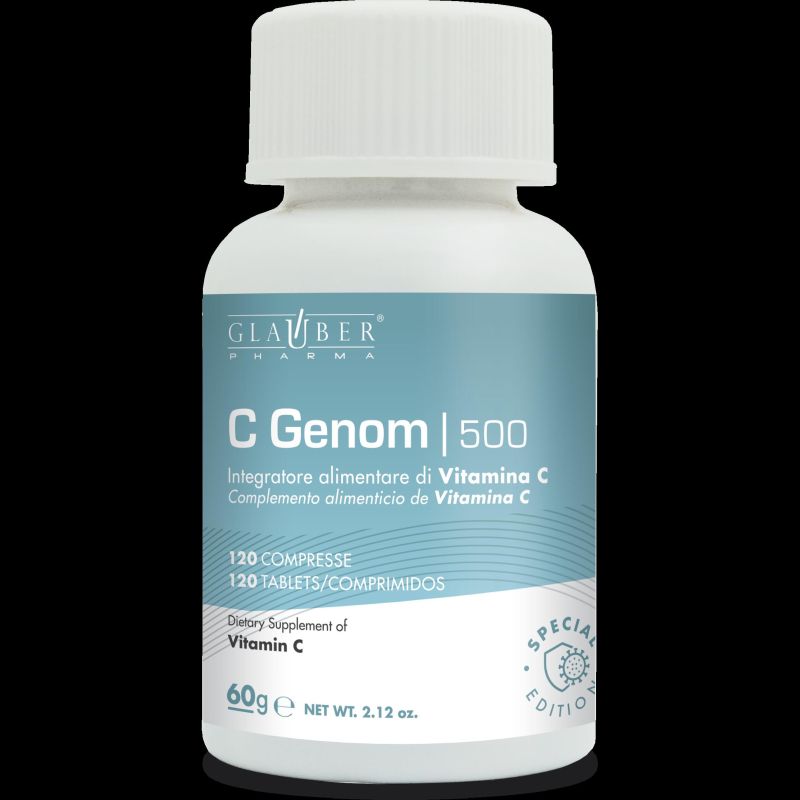 C-Genom 500 - Piastrine Vitamina C da 120 Compresse