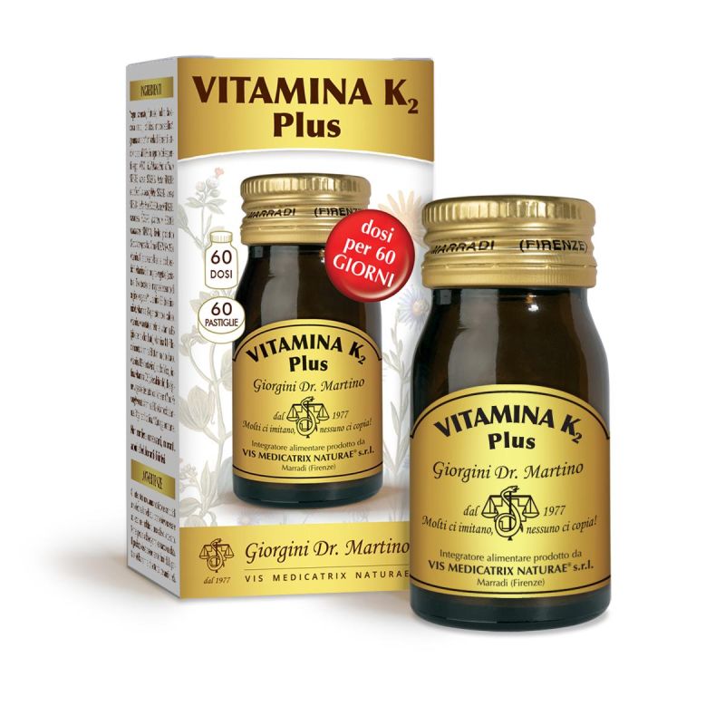 Dr. Giorgini Vitamina K2 Plus Supplemento - 60 Pastiglie