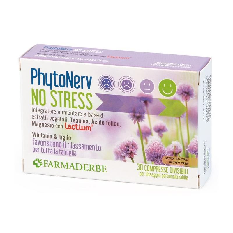 PhytoNerv Natural Stress Relief, 30 compresse