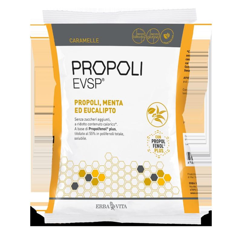 Caramelle di Propoli EVSP con Menta ed Eucalipto - 65g
