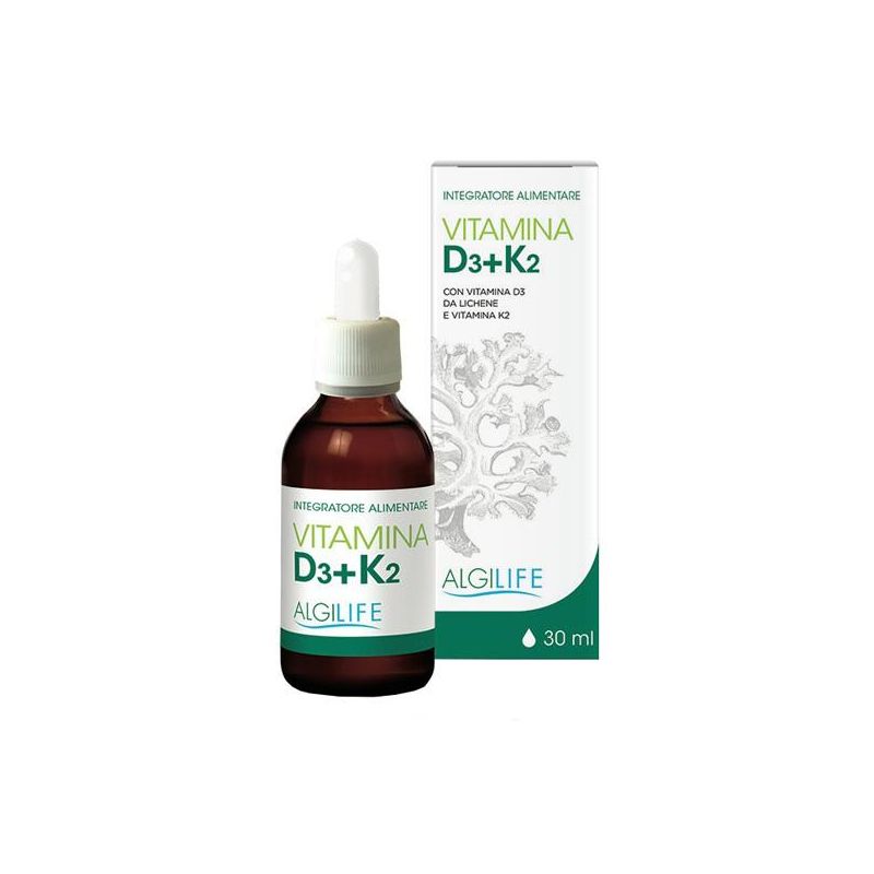 Gocce di Vitamina D3 e K2 di Alta Potenza - Flacone da 30ml