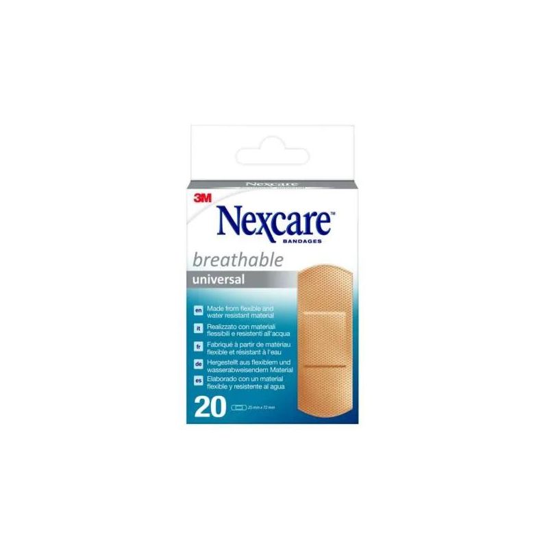 3M Nexcare Universal Cerotti Traspiranti - 20 Pezzi