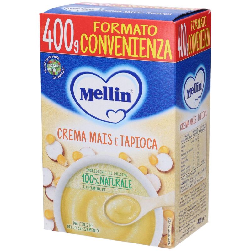 Mellin Mais e Tapioca Crema Nutritiva 400g