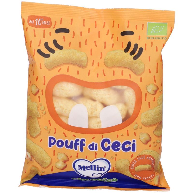 Mellin Snack a Base di Ceci - Pouff 20g