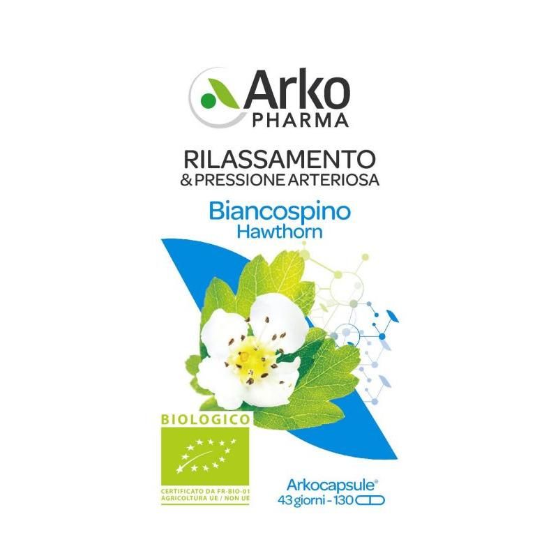Arkopharma Organic Biancospino - 130 Capsule