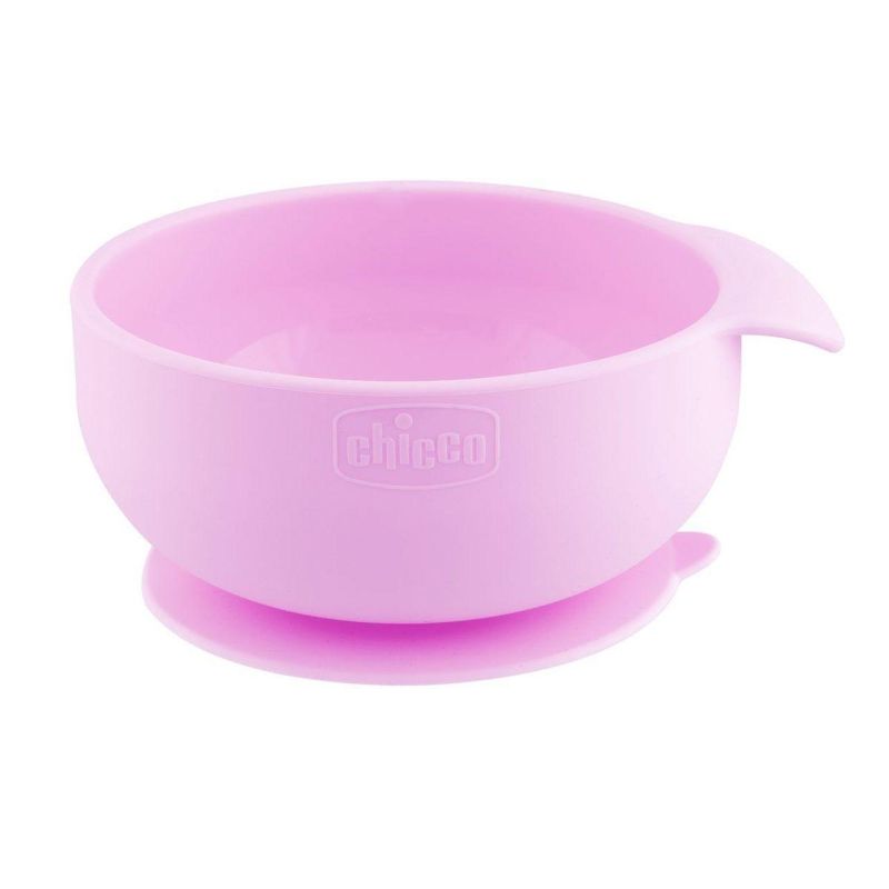 Ciotola in Silicone Rosa di Chicco, Singolo Pezzo