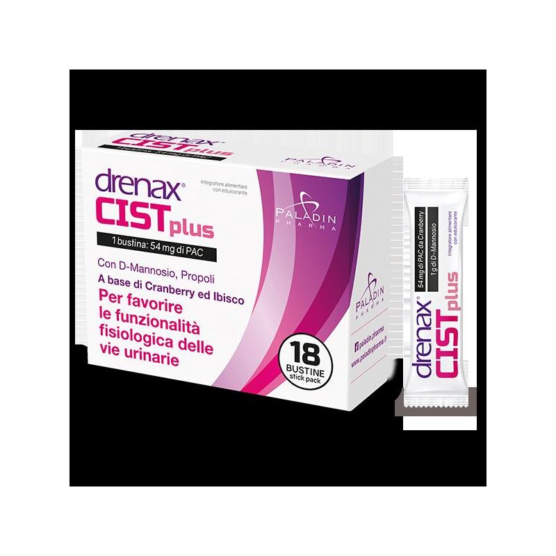 Drenax Forte Plus - Integratore di Cisteina in Stick Pack da 18