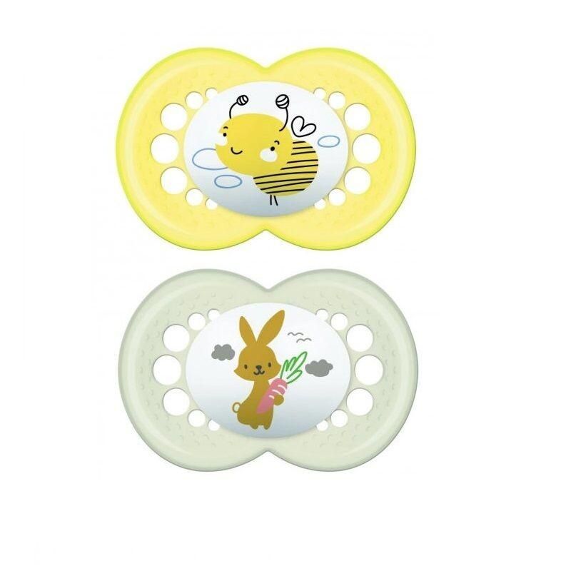 MAM Original Succhietto Neutro in Silicone, Pacco da 2