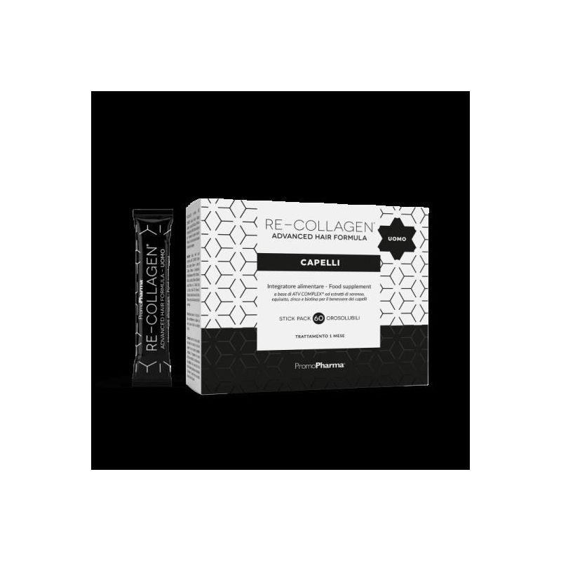Advanced Re-Collagen Hair Formula for Men - 60 Stick Pack