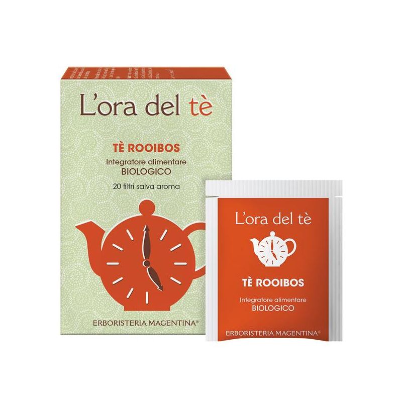 Tè Rooibos Biologico con 20 Filtri
