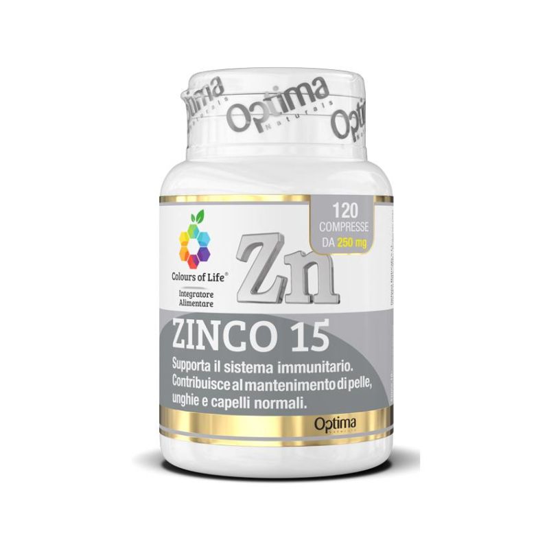 Colours Of Life - Zinco 15 mg, 120 Compresse