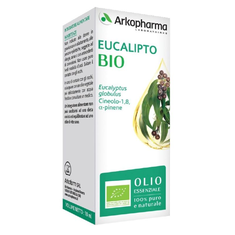 Olio Essenziale di Eucalipto Bio 10ml - Arkopharma Arko Essentiel