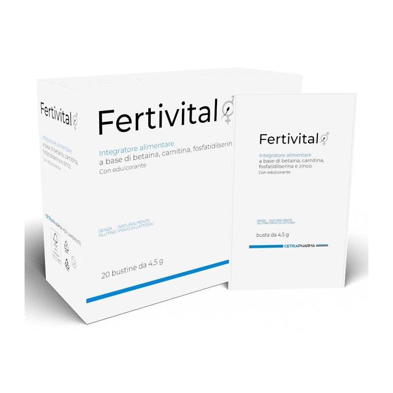Fertivital - Integratore Fertilità, 20 Bustine