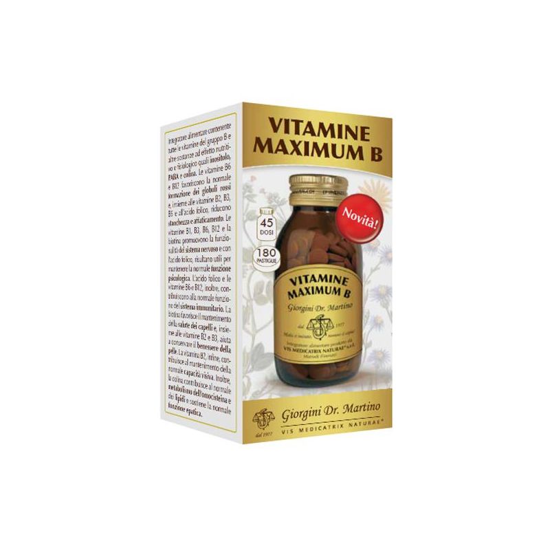 Vitamine B Maximum Strength - 180 Pastiglie