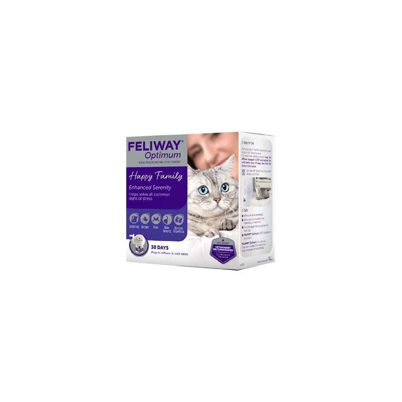 Diffusore Feliway Optimum con Ricarica per Gatti, 48ml