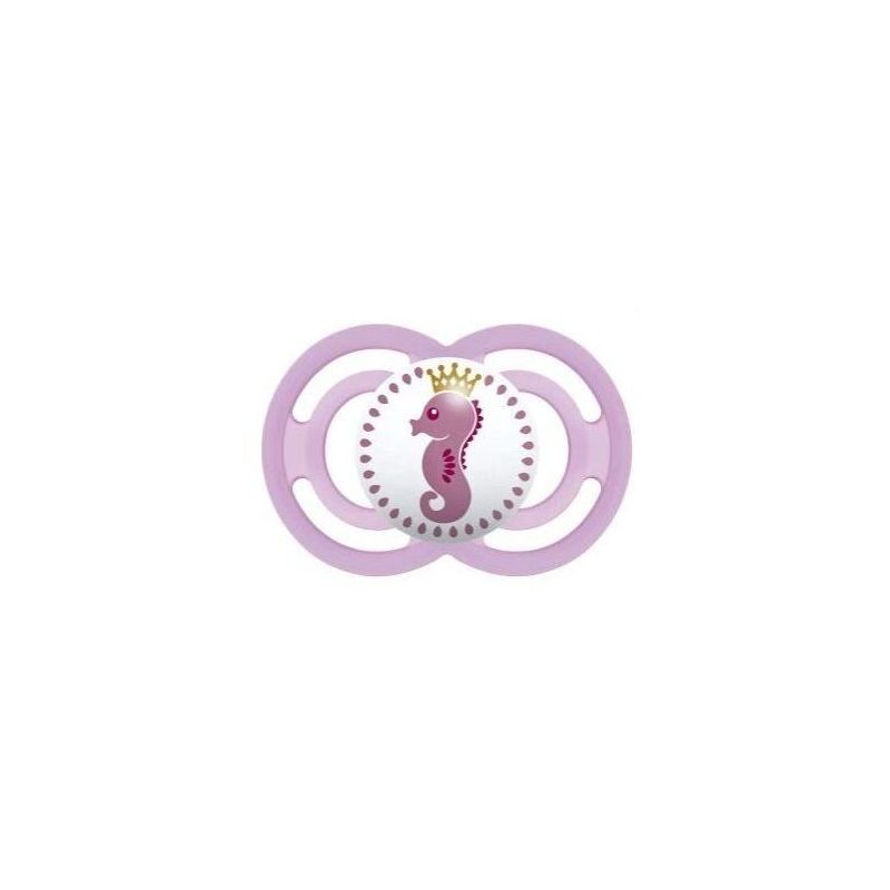 Mam Perfect Succhietto in Silicone per Femmine, 6 Mesi+, 1 Pezzo