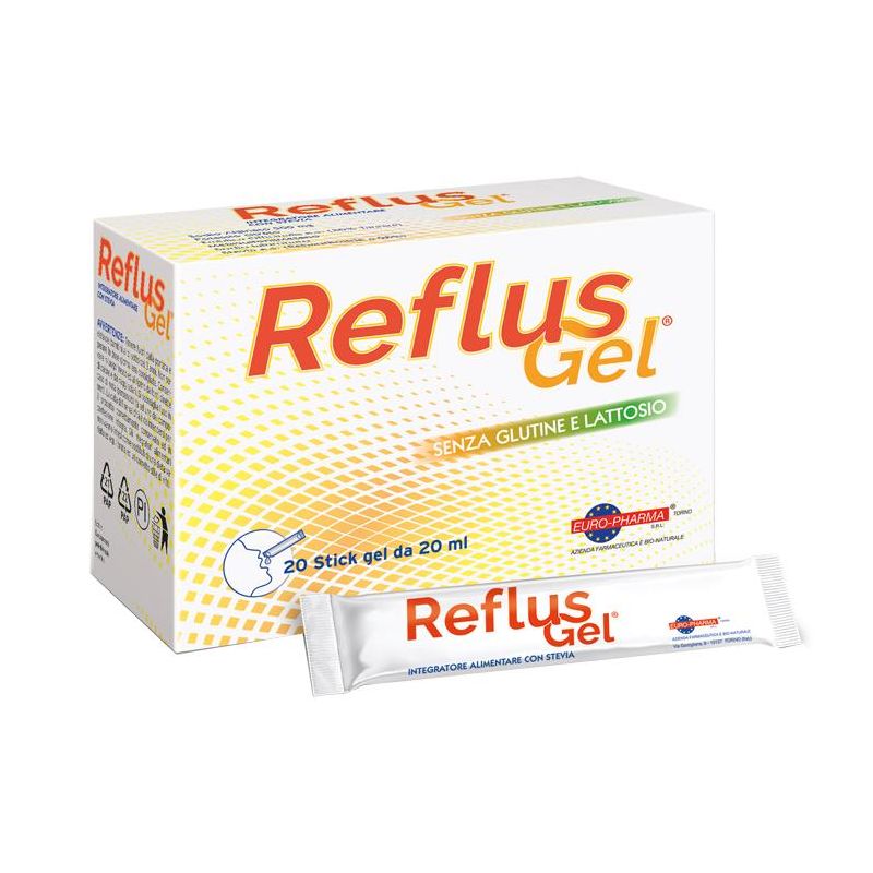 Reflus Antacid Gel - Pack di 20 Stick Gels