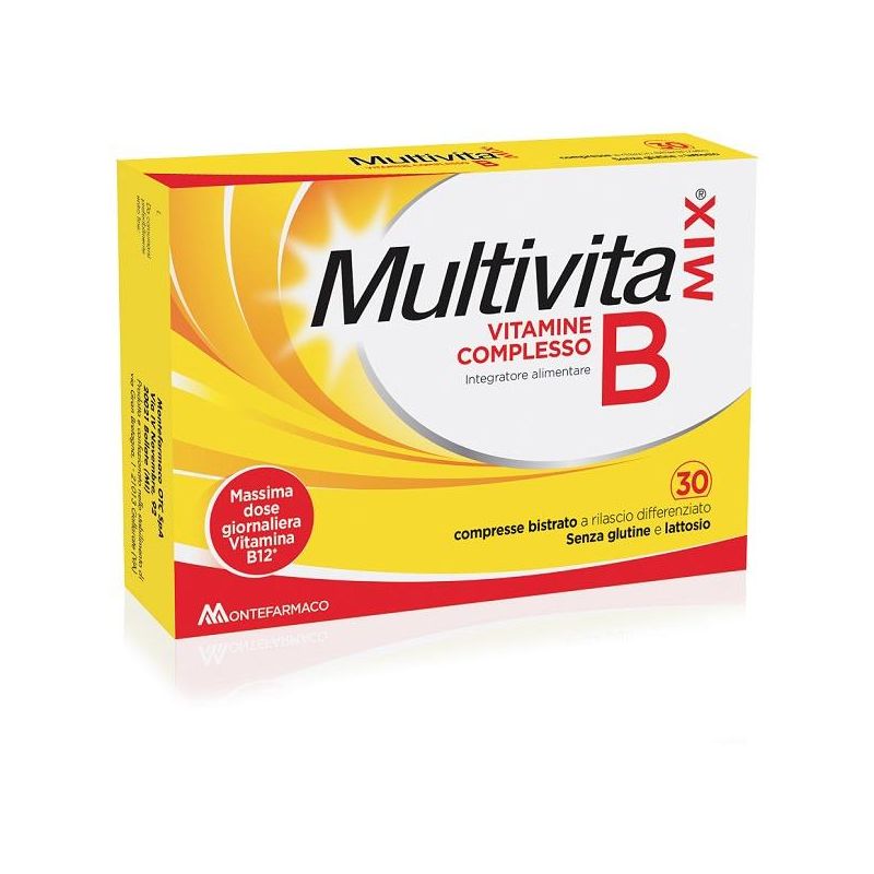 Multivitamix Complesso di Vitamine B - 30 Compresse Bistrato