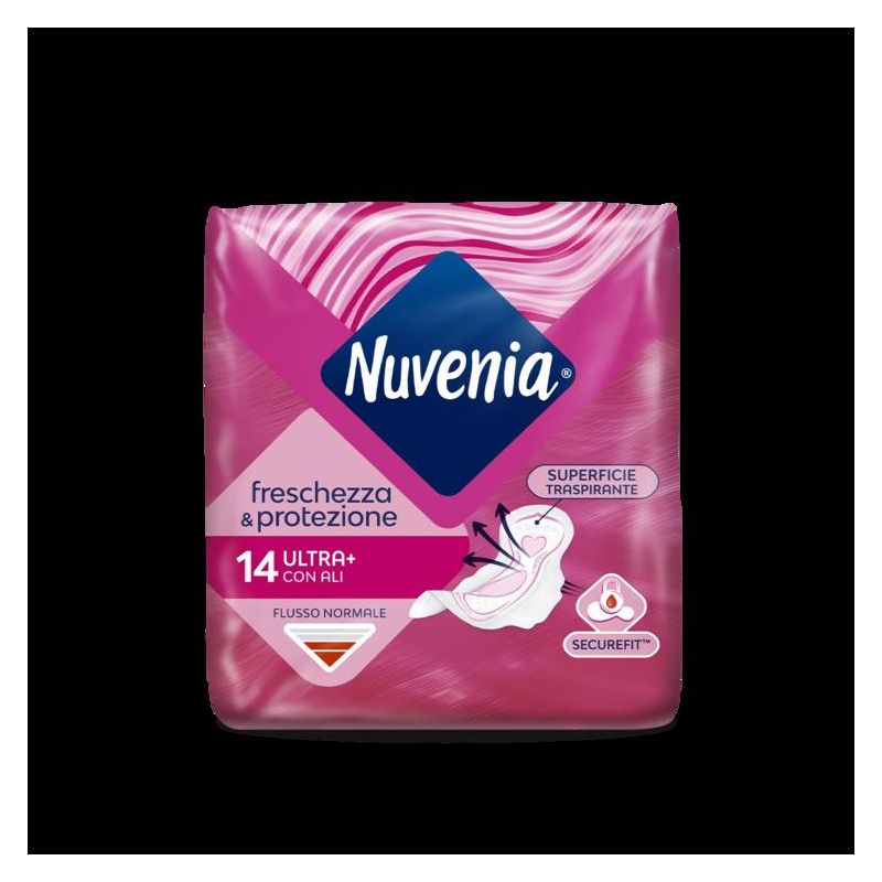 Nuvenia Ultra Assorbenti con Ali, Pacco da 14 Pezzi