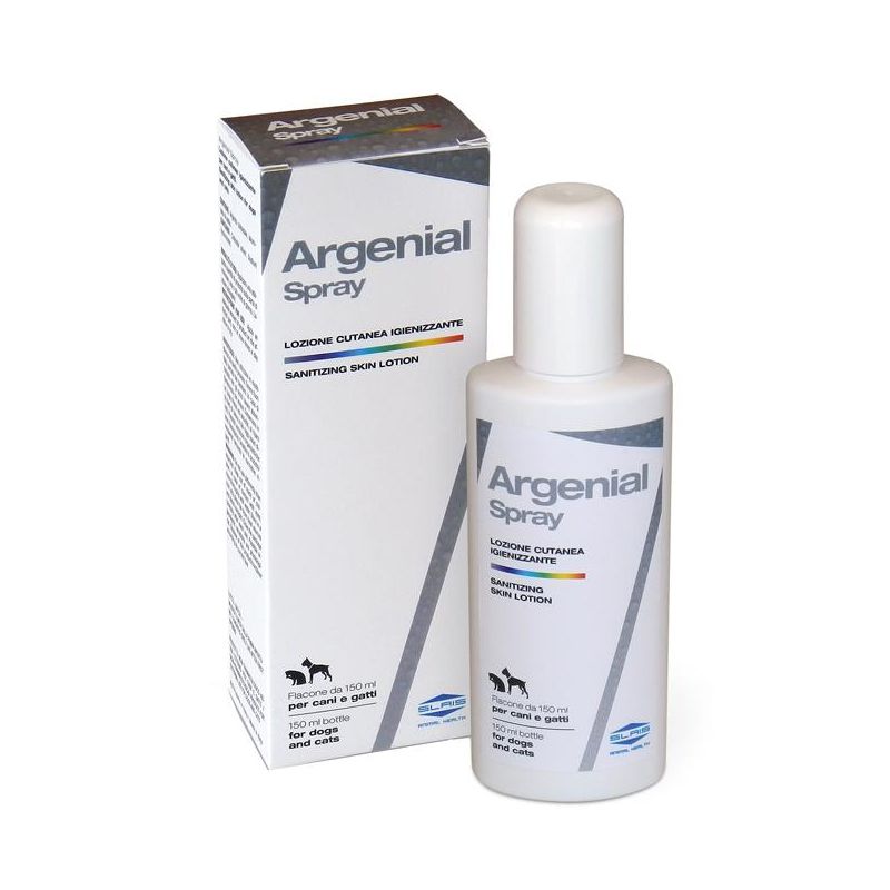 Argenial Lozione Cutanea Igienizzante in Spray per Cani e Gatti - 150ml