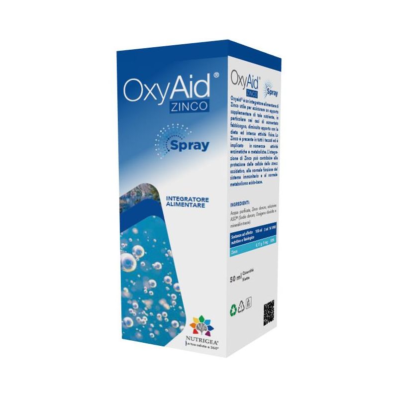 Oxyaid Spray di Zinco Avanzato - 50ml