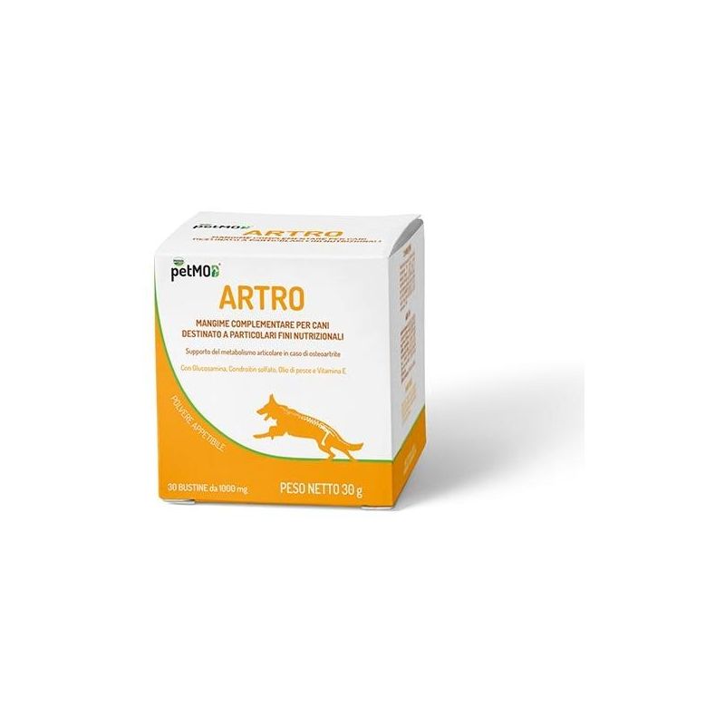Petmod Artro: Mangime Complementare per Cani - 30 Bustine
