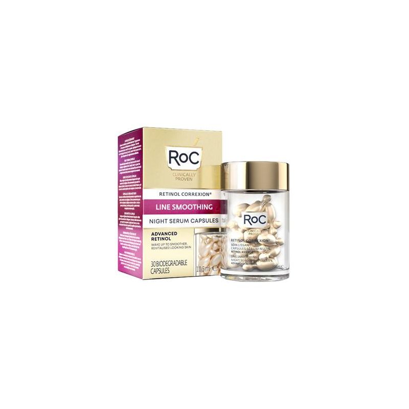 Siero Viso Liscante Linee di Roc Retinol Correxion - 30 Capsule