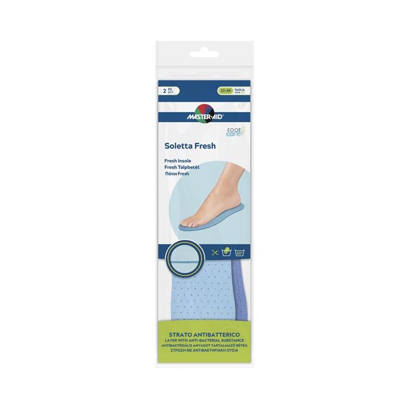 Master Aid Footcare: Solette Fresche Ritagliabili - Pacchetto da 2