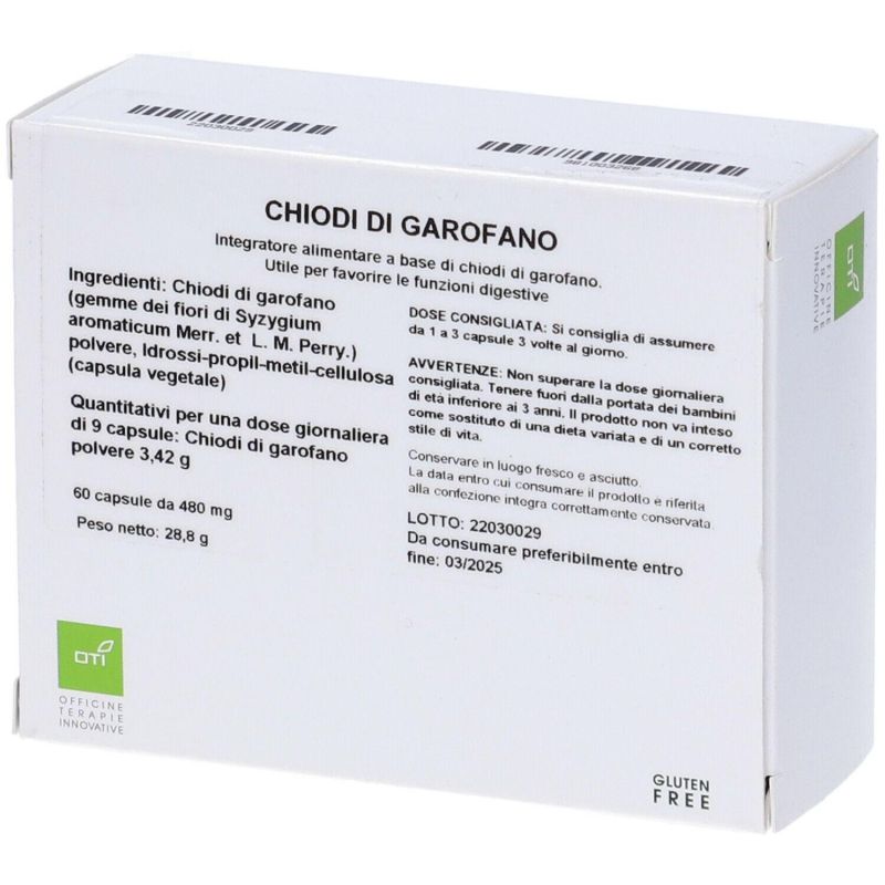Capsule di Chiodi di Garofano - Confezione da 60