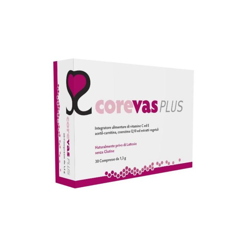Corevas Plus - Integratore Cardiaco - 30 Compresse