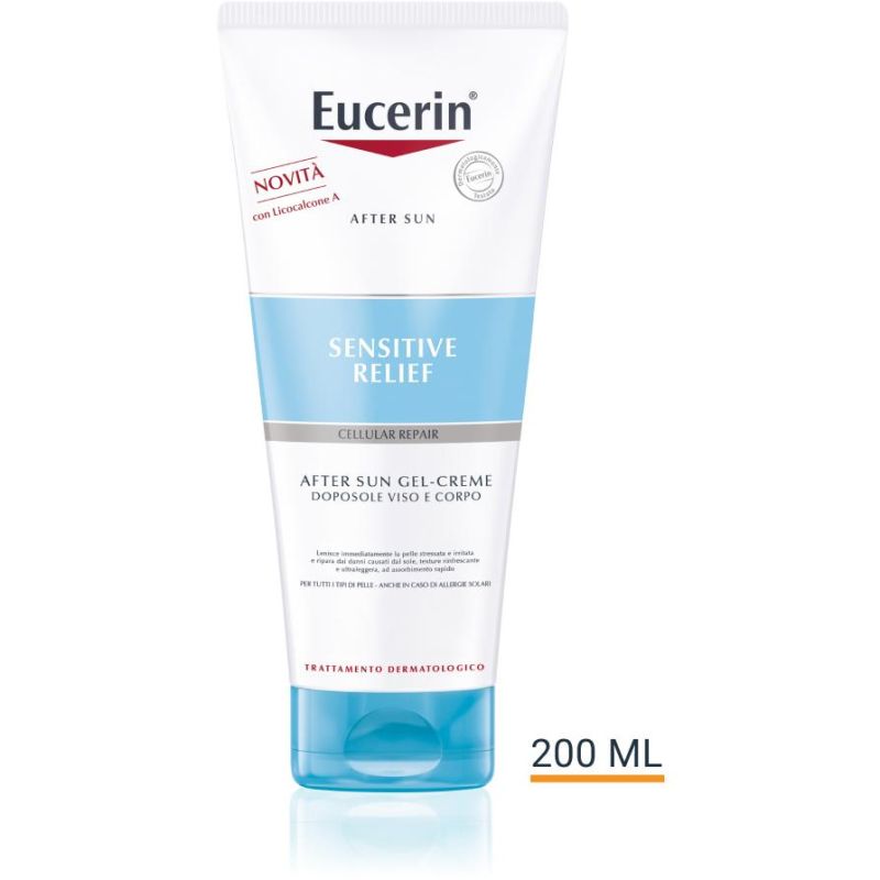 Eucerin Crema-Gel 200ml di Soccorso per Pelle Sensibile Dopo Sole
