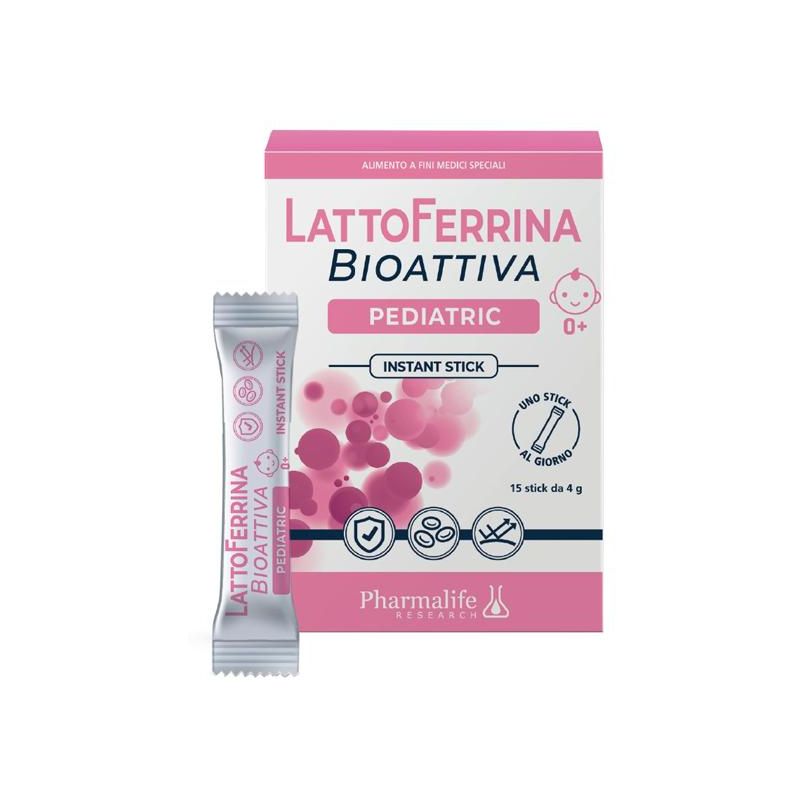 Lattoferrina Bioattiva Pediatrica 0+ in 15 Stick Pratici