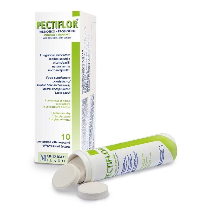 Pectiflor Compresse Effervescenti Prebiotiche - Confezione da 10