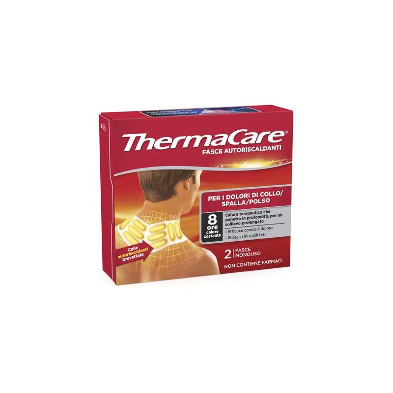 Thermacare Fasce Autoriscaldanti per Collo, Spalla e Polso - 2 Pezzi