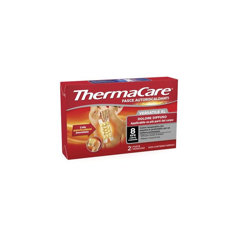 Thermacare Fascia Autoriscaldante Versatile XL - Confezione da 2 Pezzi