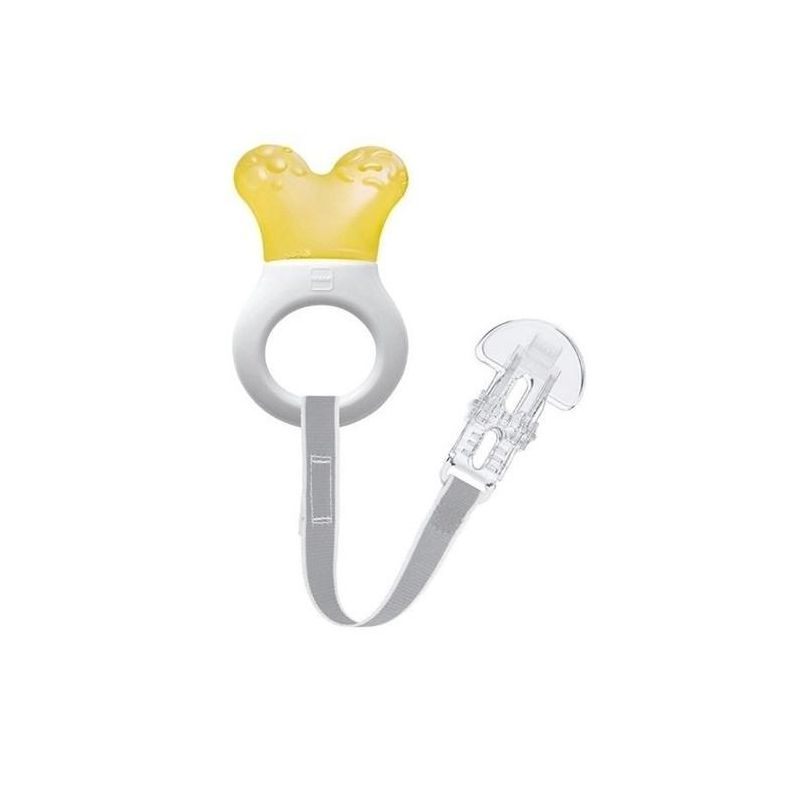 Mam Mini Cooler con Clip e Massaggiagengive Neutro per Bimbi